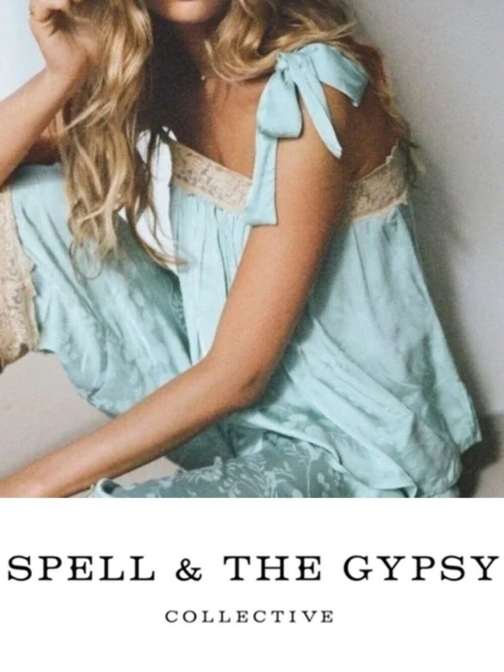 SPELL & THE GYPSY COLLECTIVE  Ocean Cami In Seafoam‎ Size XXS